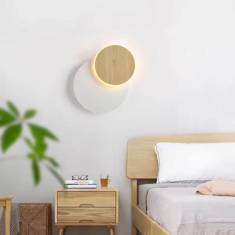 Round Square Acrylic Iron Wall Lamp