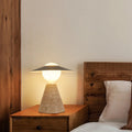 Round Cone Orb Black Table Lamp