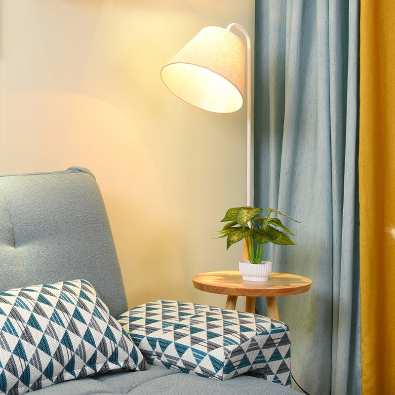 Contemporary Scandinavian Round Triangle Floor Lamp