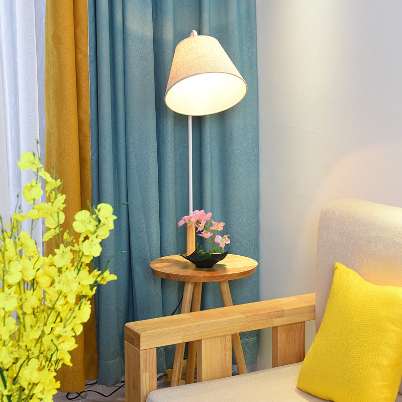 Contemporary Scandinavian Round Triangle Floor Lamp