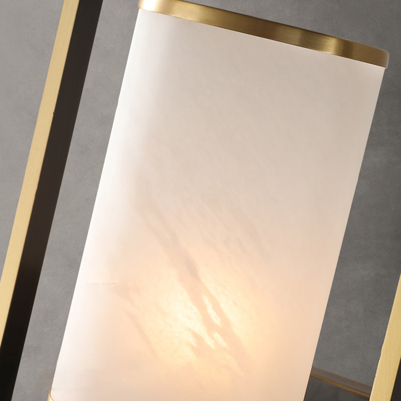 Cylinder Lantern Square Glass Wall Lamp