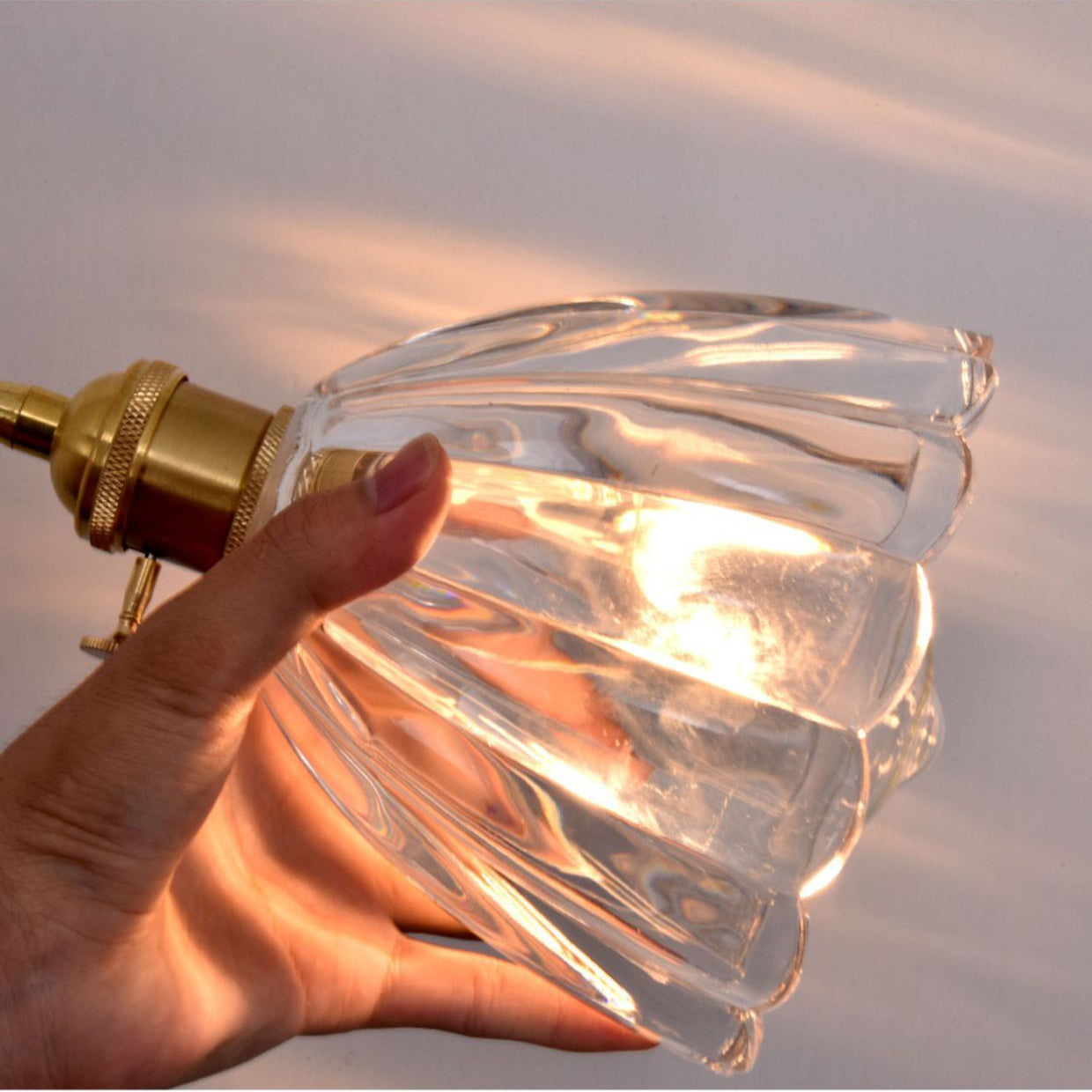 Flower Skirt Vase Petals Wall Lamp