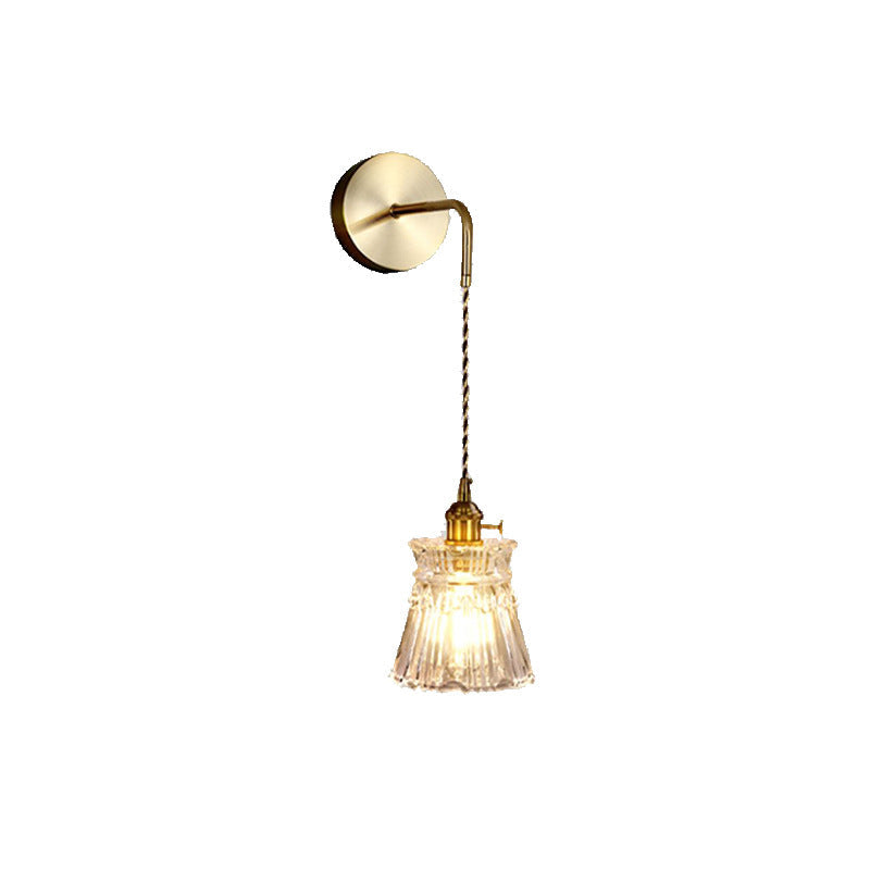 Flower Skirt Vase Petals Wall Lamp