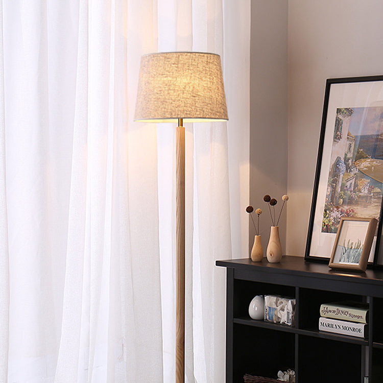 Traditional Vintage Cylinder Cone Floor Lamp