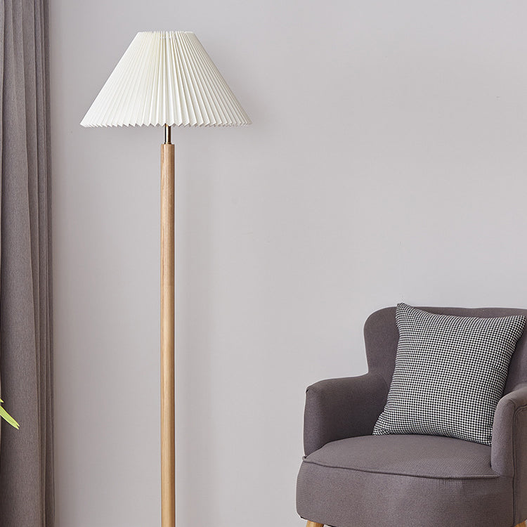 Traditional Vintage Cylinder Cone Floor Lamp
