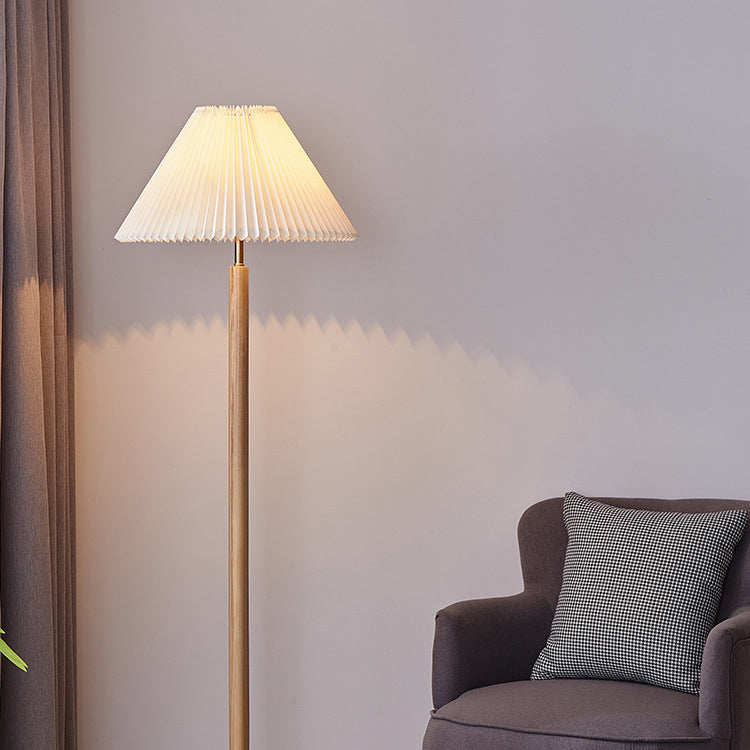 Traditional Vintage Cylinder Cone Floor Lamp