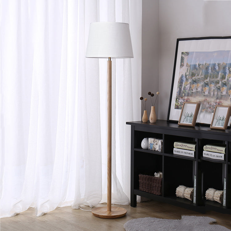 Traditional Vintage Cylinder Cone Floor Lamp