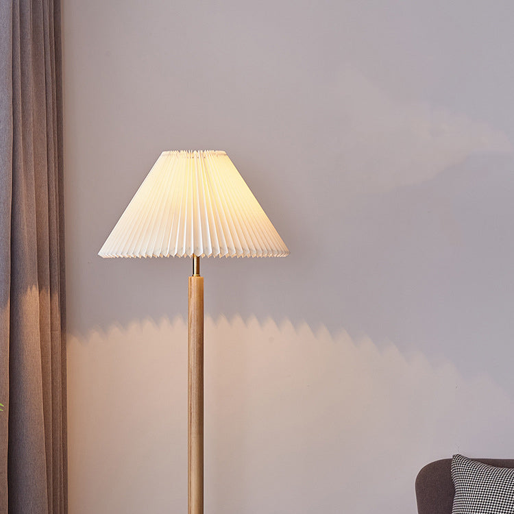Traditional Vintage Cylinder Cone Floor Lamp