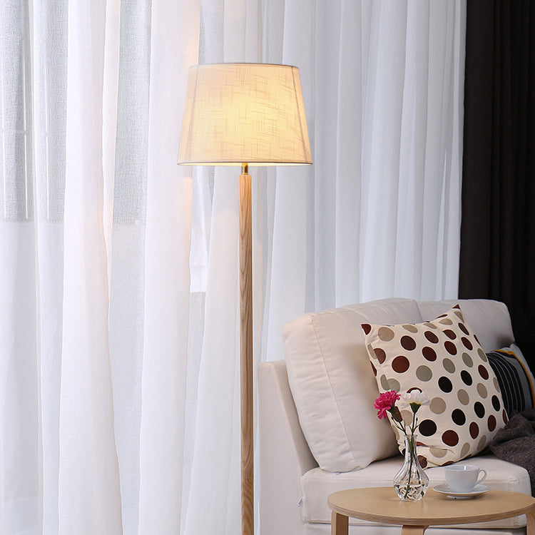 Traditional Vintage Cylinder Cone Floor Lamp