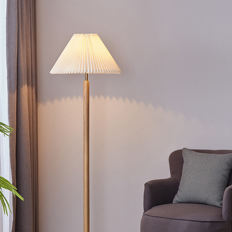 Traditional Vintage Cylinder Cone Floor Lamp