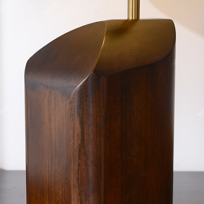 Irregular Square Cone Fabric Table Lamp
