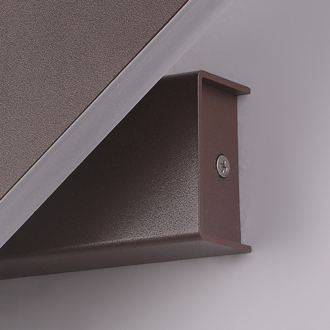 Rotatable Rectangle Acrylic Aluminum Wall Lamp
