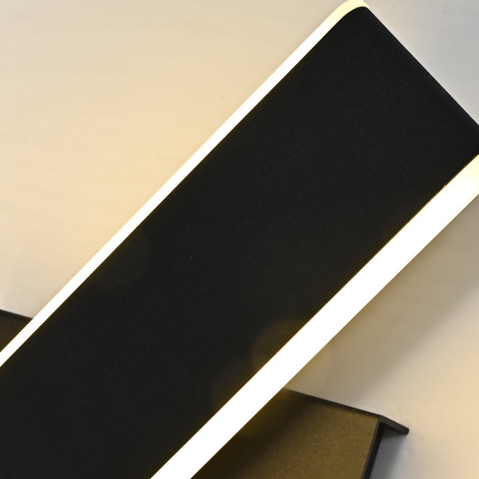 Rotatable Rectangle Acrylic Aluminum Wall Lamp