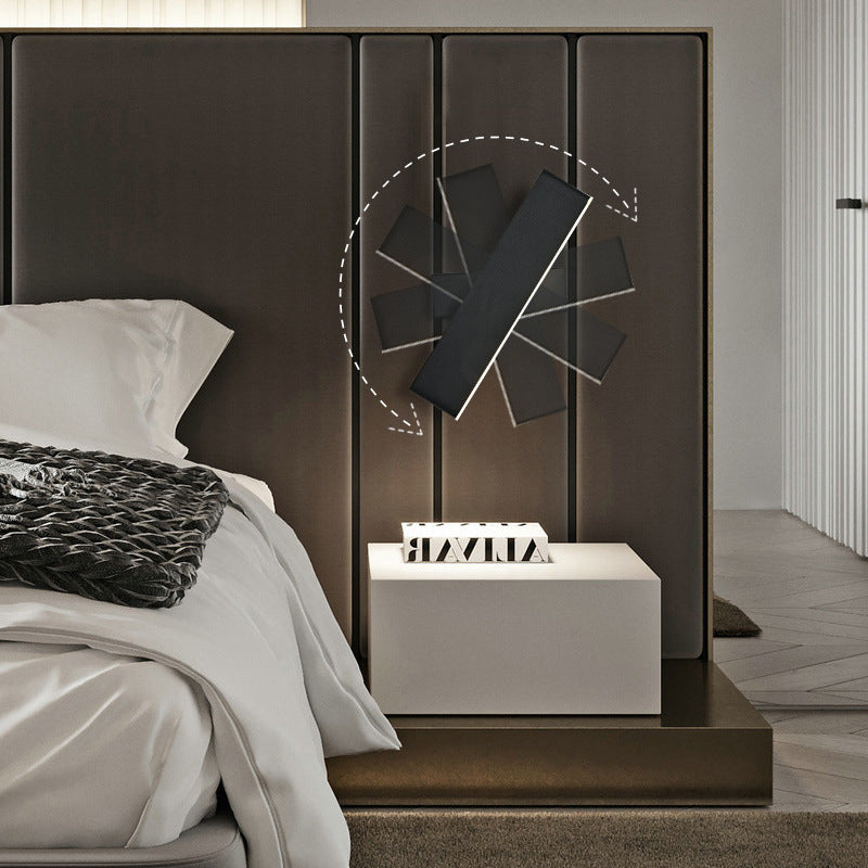 Rotatable Rectangle Acrylic Aluminum Wall Lamp