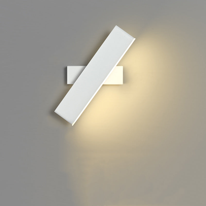 Rotatable Rectangle Acrylic Aluminum Wall Lamp