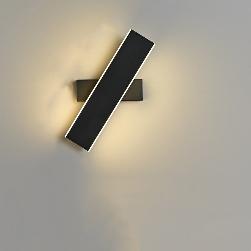 Rotatable Rectangle Acrylic Aluminum Wall Lamp