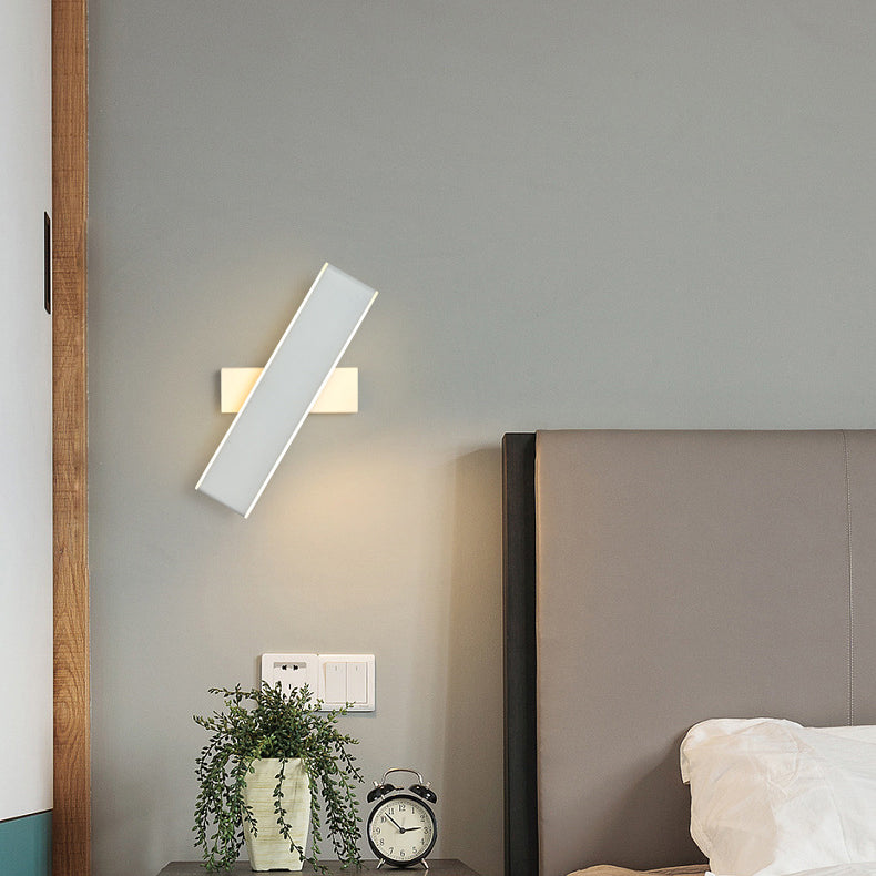 Rotatable Rectangle Acrylic Aluminum Wall Lamp