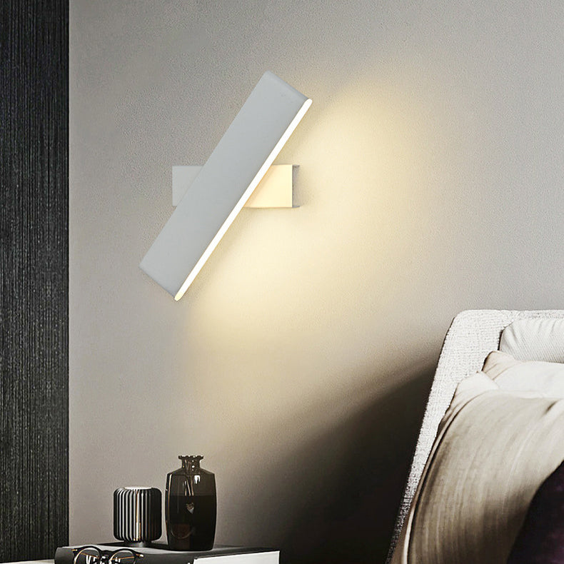 Rotatable Rectangle Acrylic Aluminum Wall Lamp