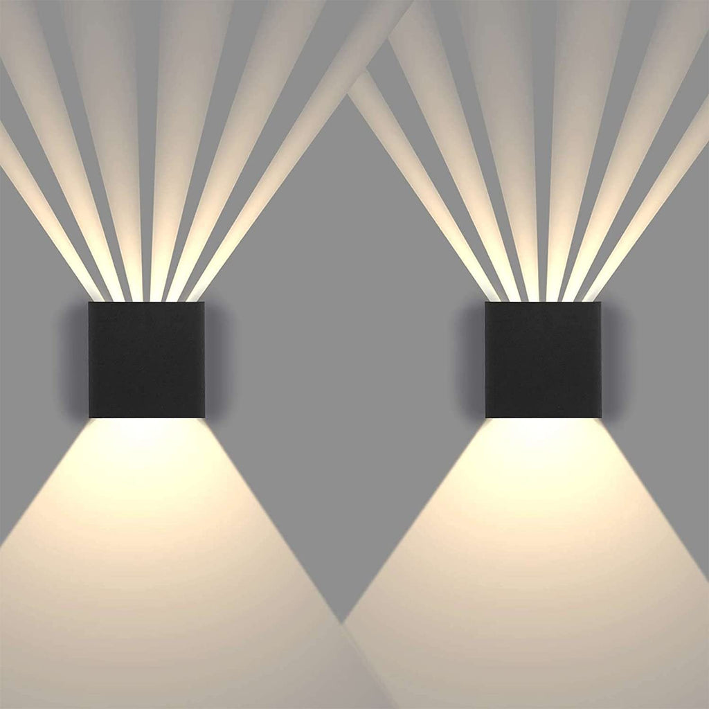 Square Aluminum Patio Outdoor Light