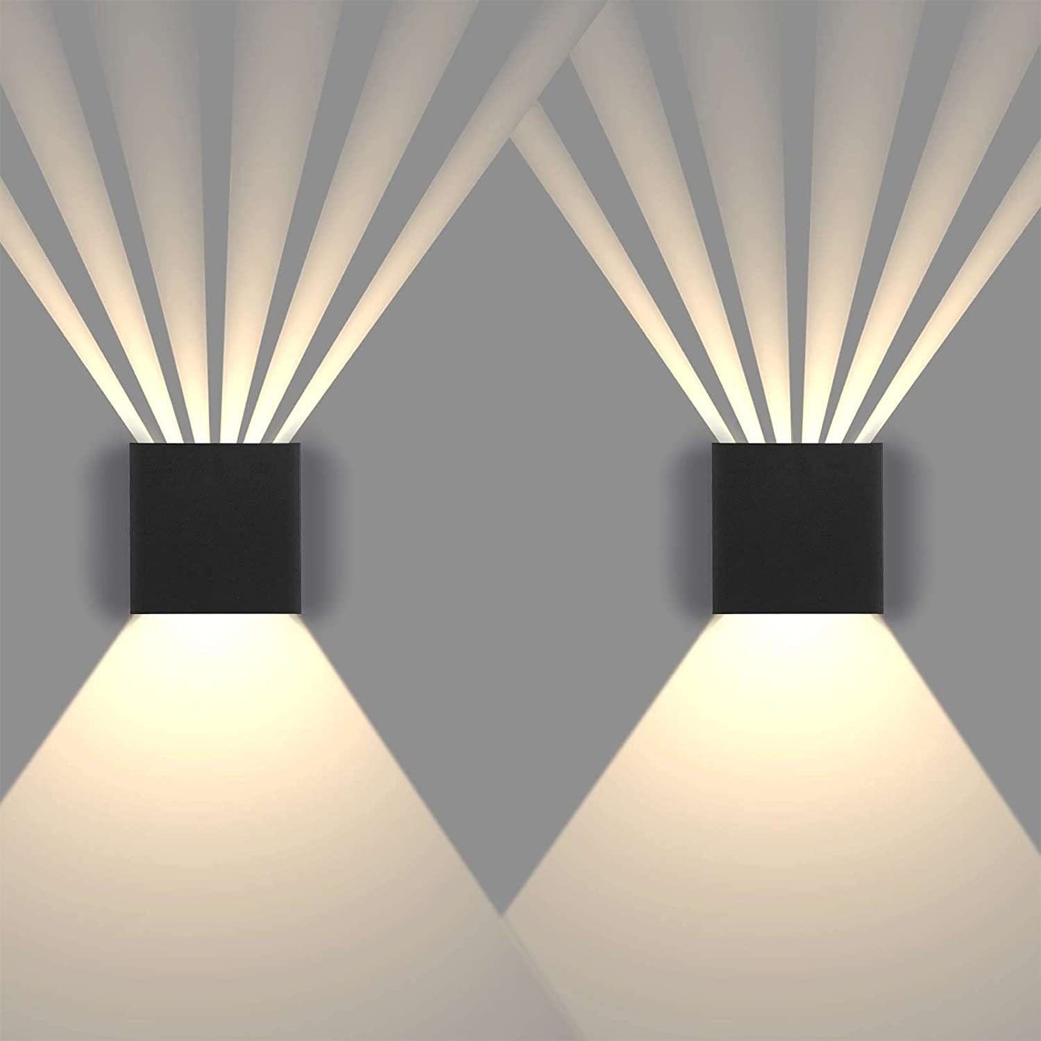 Square Aluminum Patio Outdoor Light