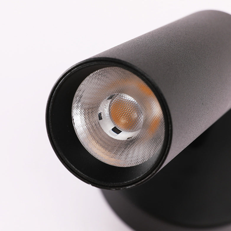 Round Cylinder Aluminum Living Wall Lamp