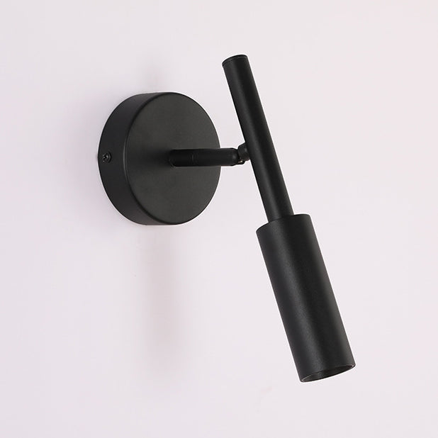 Round Cylinder Aluminum Living Wall Lamp