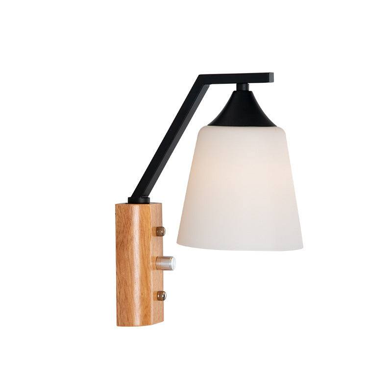 Hexagon Round Square Glass Wall Lamp