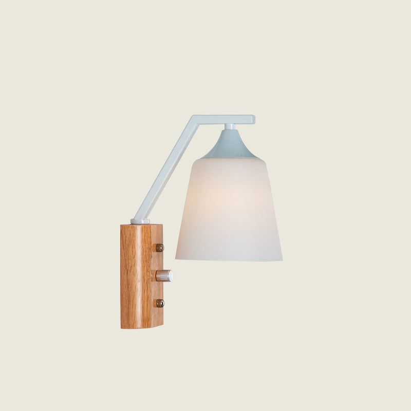 Hexagon Round Square Glass Wall Lamp