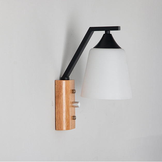 Hexagon Round Square Glass Wall Lamp