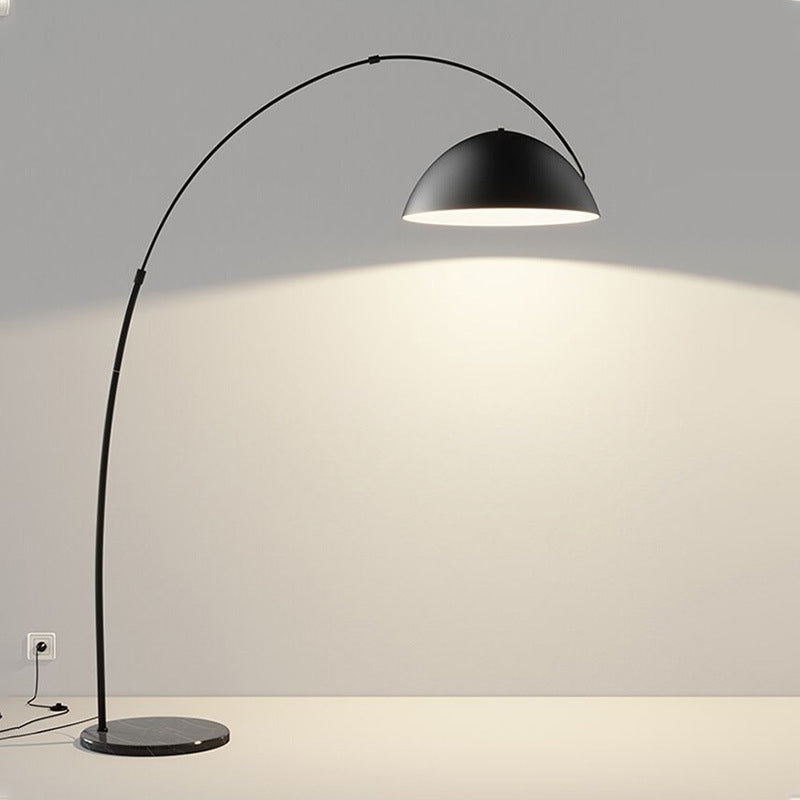 Semicircular Curved Iron Metal Floor Lamp