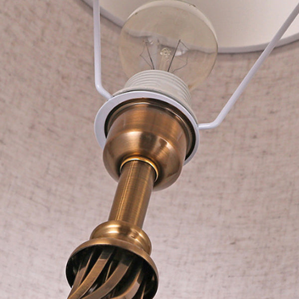 Hollow Round Bent Tube Table Lamp