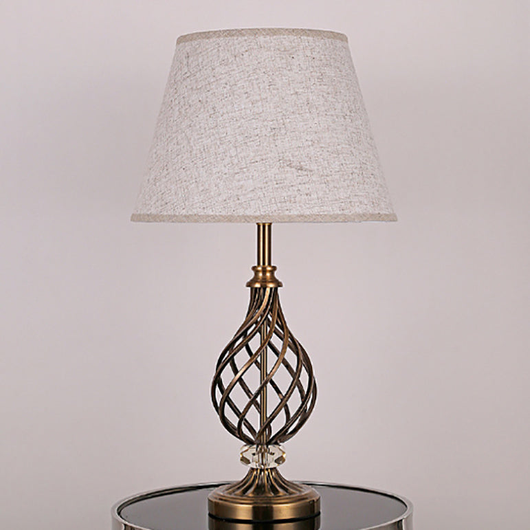 Hollow Round Bent Tube Table Lamp
