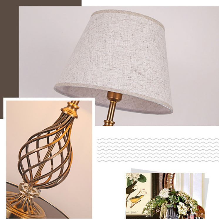 Hollow Round Bent Tube Table Lamp