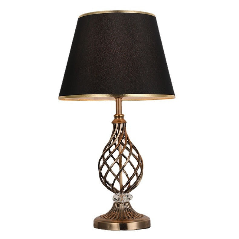 Hollow Round Bent Tube Table Lamp