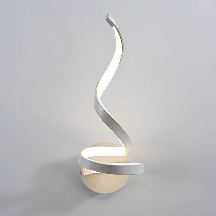Curved Line Round Silicone Wall Lamp