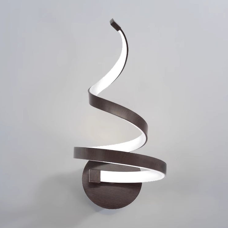 Curved Line Round Silicone Wall Lamp