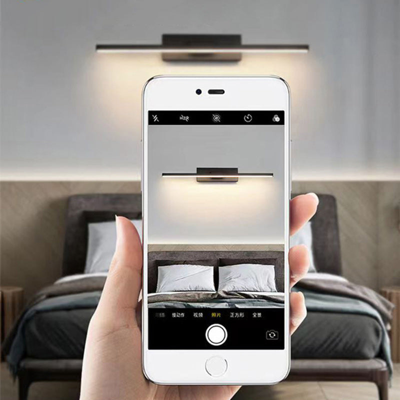 Long Rectangle Silicon Iron Wall Lamp
