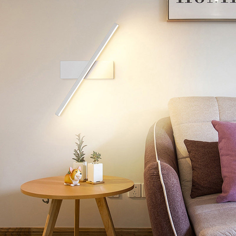 Long Rectangle Silicon Iron Wall Lamp