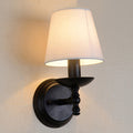 Round Cylinder Fabric Iron Wall Lamp