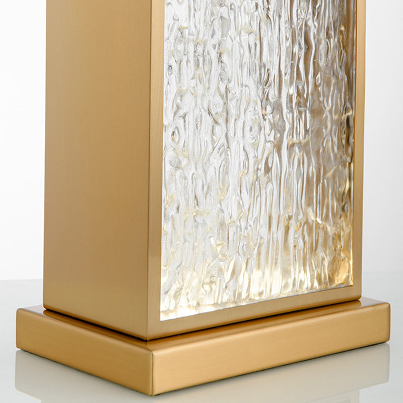 Rectangular Square Fabric Marble Table Lamp