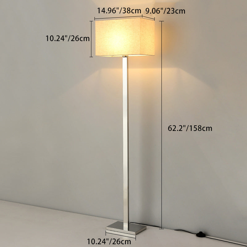 Modern Minimalist Long Square Floor Lamp