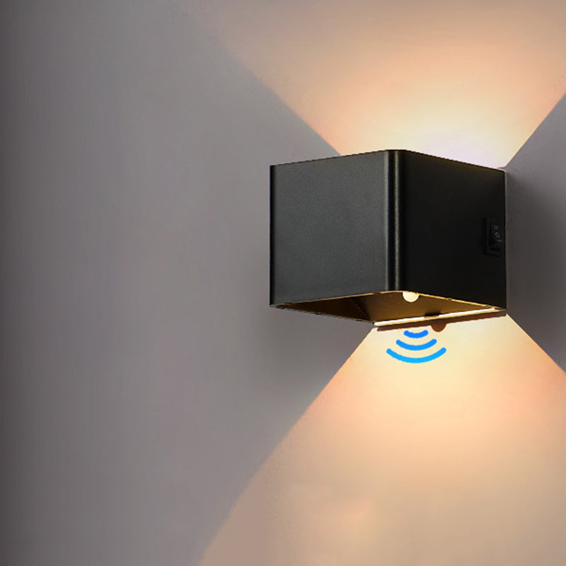 Square Acrylic Living Room Wall Lamp