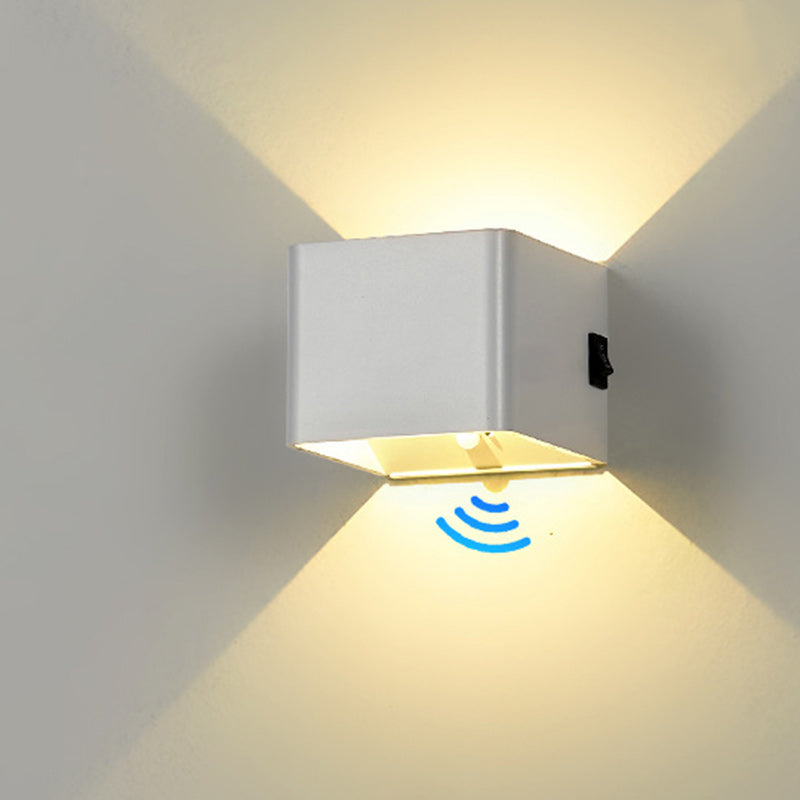 Square Acrylic Living Room Wall Lamp