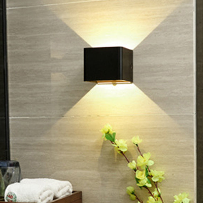 Square Acrylic Living Room Wall Lamp