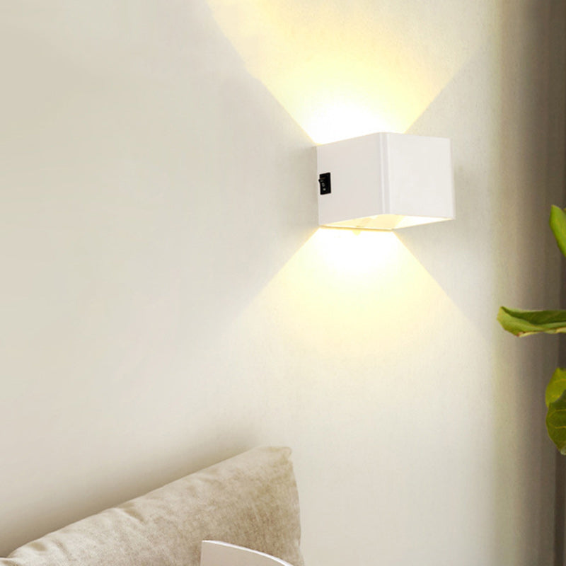 Square Acrylic Living Room Wall Lamp