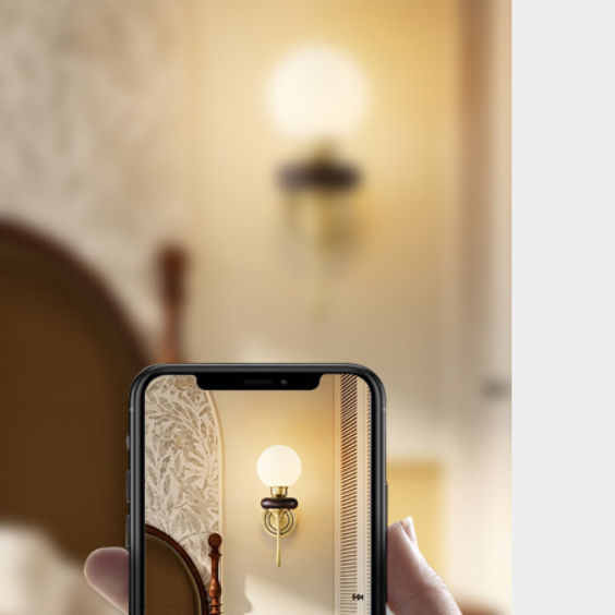 Magic Bean Round Glass Wall Lamp