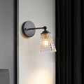 Round Conical Cylinder Glass Wall Lamp