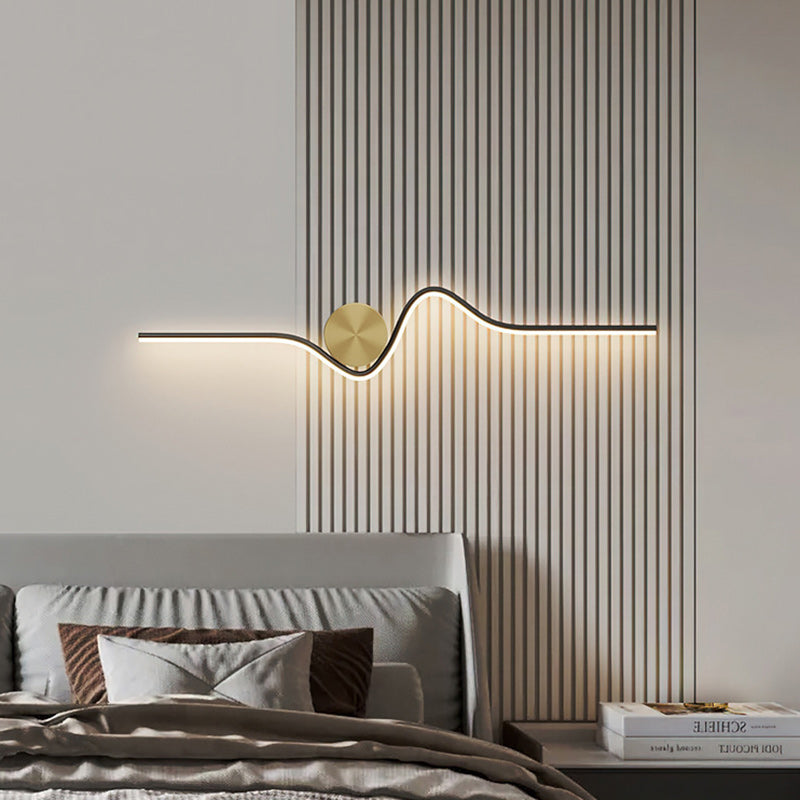 Round Line Bend Silicone Wall Lamp