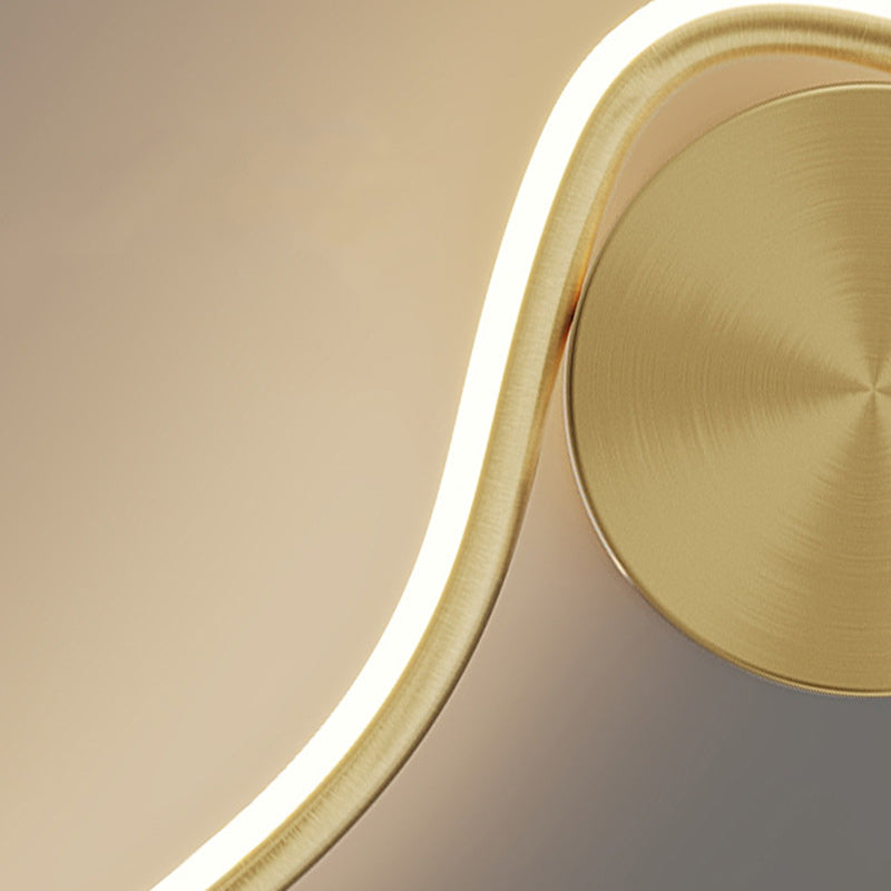 Round Line Bend Silicone Wall Lamp