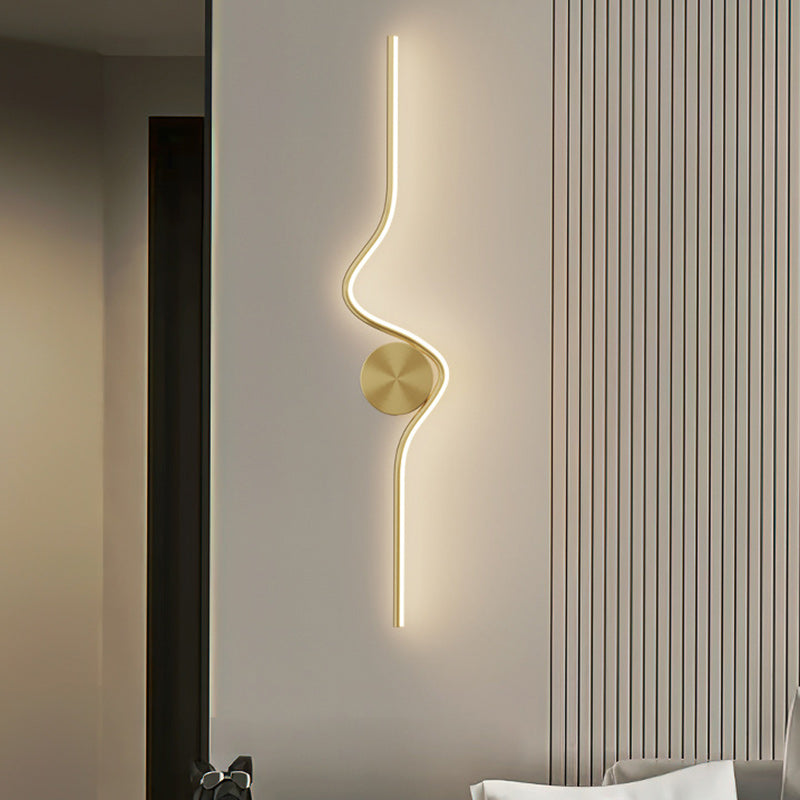 Round Line Bend Silicone Wall Lamp